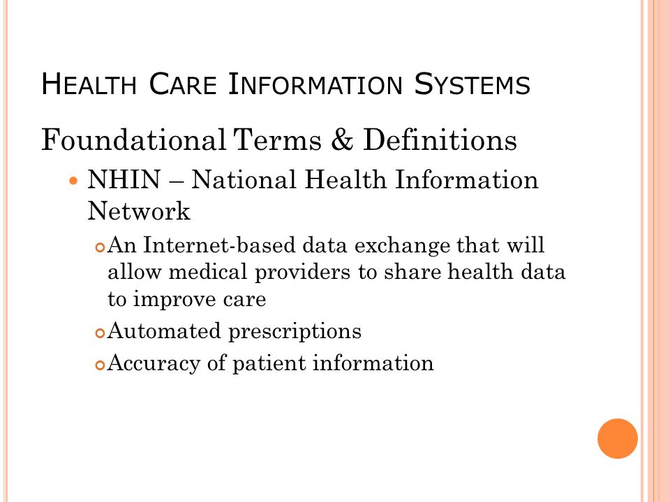Health Information 101